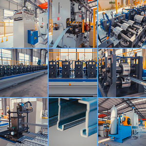 Máquina formadora de rollos de Stent fotovoltaico solar/sistemas de montaje solar, soportes de montaje de panel fotovoltaico solar azulejo de acero 400 H acero - Product Image 5