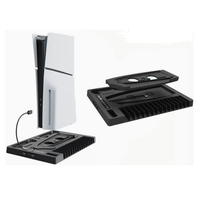 Support de charge et de refroidissement multifonctionnel pour lecteur optique PS5 / PS5 Slim avec communication filaire et accessoires de jeu