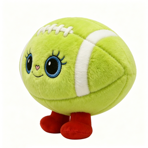 Peluche Personalizado de Personaje de Rugby, Peluche de Fútbol Americano Verde, Peluche con Forma de Balón de Fútbol - Product Image 1