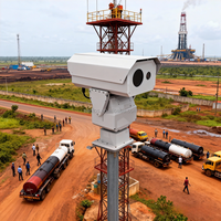 Cámara Térmica PTZ Económica de 15 km, Multiusos, Impermeable, de Largo Alcance, para Campo Petrolero