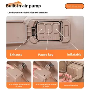 Nueva Cama Inflable Portátil, Cómoda, Doble, Gruesa, con Superficie Aterciopelada, para Tienda de Campaña, Respaldo, Cojín, Colchón, Venta al por Mayor - Product Image 5