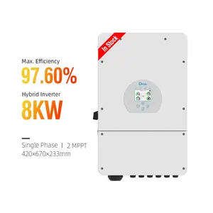 Hybrid Solar Inverter 5000w Deye Hybrid Inverter 3.6kw 5KW 8KW 10kw 12kw Single 3 Phase EU SUN-8K-SG01LP1-EU SUN-5K-SG03LP1-EU Hybrid Solar Inverter