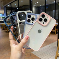 Coque arrière pour iphone, compatible modèles 13 pro max, 13, 12, 11, x, xr, xsmax, avec objectif à armure de caméra