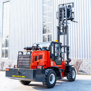 Pengiriman gratis kemudi roda belakang Cina 4wd diartikulasikan pertanian Off Road 3 Ton 4 Ton 2 Ton medan Diesel truk Forklift kasar - Product Image 3