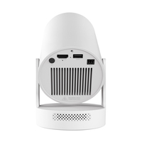 HY300 Plus 2025 Mini maison projecteur intelligent natif 720P 210 ANSI rotatif LED projecteur vidéo Wifi BT 1GB 8GB Android 11 H713 CPU