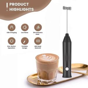 เครื่องตีฟองนมไฟฟ้าแบบพกพาขนาดเล็ก ใช้แบตเตอรี่ รุ่นใหม่ สำหรับชงชา กาแฟ ขายส่ง - Product Image 1