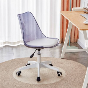 Muebles de comedor <span class=keywords><strong>Silla</strong></span> elevadora giratoria <span class=keywords><strong>Silla</strong></span> de juego Respaldo <span class=keywords><strong>transparente</strong></span> Sillas de <span class=keywords><strong>escritorio</strong></span> con ruedas - Product Image 1