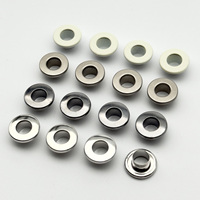 Œillets métalliques ronds 3MM 4MM 5MM 100 pièces/paquet pour DIY, scrapbooking, chaussures et vêtements, nickel 5mm
