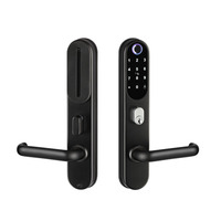 Cerradura Inteligente WiFi Sinovo Tuya de Acero Inoxidable, Resistente al Agua, para Exteriores, con Clasificación Contra Incendios, Multipunto, para Puertas de Madera/Aluminio