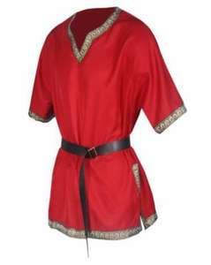 Costume de guerrier chevalier médiéval unisexe, tunique verte, chevalier normand, tresse viking, pirate, saisson, film TV, LARP, déguisement - Product Image 3