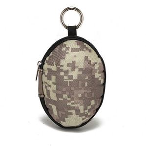 Échantillon Gratuit : Étui à Clés de Voiture Grande Capacité en Forme de Grenade, Porte-Monnaie à Fermeture Éclair avec Crochet Métallique, Pochette à Clés Zippée - Product Image 4