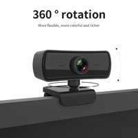 Cámara Web para PC de Alta Calidad con Soporte de Trípode, 2K 4MP, Grabación de Video HD, Enfoque Automático, USB, con Micrófono para Computadora