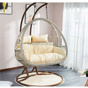 Chaise suspendue en rotin pour jardin moderne, mobilier d'extérieur, balançoire de patio, prix abordable, vente directe usine - Product Image 3