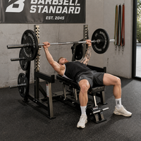 Station de musculation FRS All One Self Spotting Bench Press, sécurité active, réglable en position plate/inclinée/negative, acier robuste, 500 kg