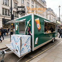 Camion de restauration solaire Yummy avec cuisine complète, kiosque mobile à crème glacée, remorque de concession alimentaire, camion bar à jus et thé