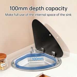 Évier de cuisine grande capacité en acier inoxydable JP SUS 304 <span class=keywords><strong>pour</strong></span> <span class=keywords><strong>camping</strong></span>-cars, caravanes et yachts - Product Image 3