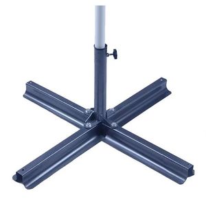 Sombrilla de Exterior Grande y Gruesa con Base de Metal y Poste de Acero, Radio de 42-52 cm, Sombrilla Publicitaria - Product Image 6