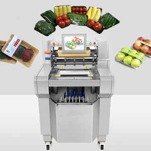 Máquina de envoltura de película adhesiva compacta semiautomática para supermercados, tiendas de comestibles, envasado eléctrico de alimentos con función de sellado - Product Image 6