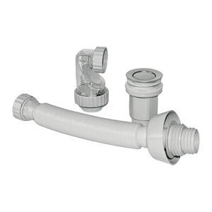 Desagüe de Lavabo de Acero Inoxidable de Alta Calidad con Tubería Flexible Antiolores y Sistema de Cesta Filtrante Extraíble - Product Image 4