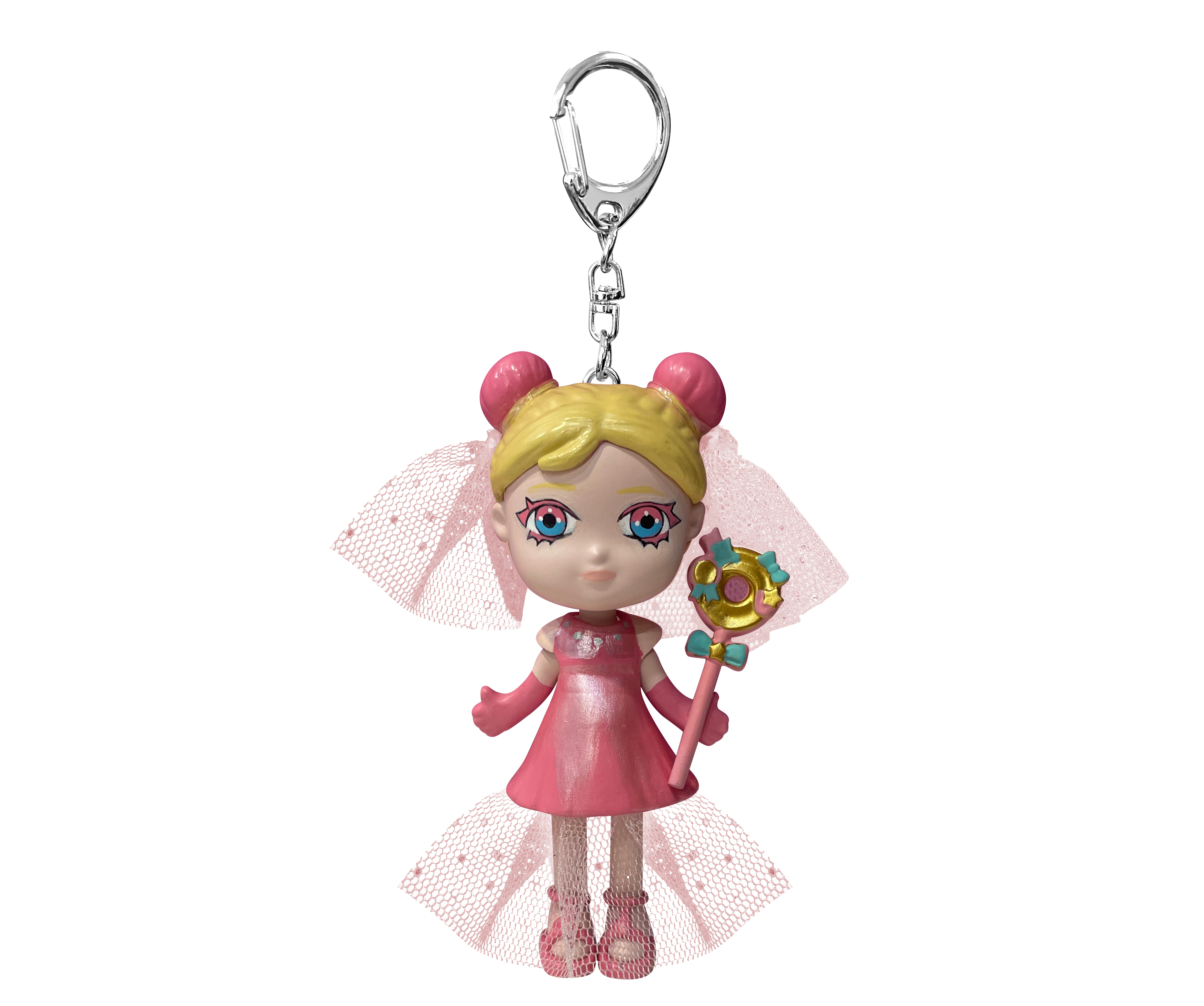 Pink Princess with fabric dresss