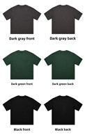 T-shirt vintage imprimé 100 % coton de qualité supérieure pour homme, coupe oversize à épaules tombantes, style streetwear, avec design vierge