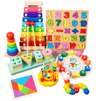 Jouets Montessori en Bois Personnalisés, Matériel Pédagogique Éducatif pour la Petite Enfance, Jeu Sensoriel ou Aides Pédagogiques pour Enfants, Certifié CE