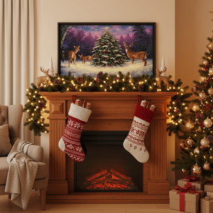 Peintures au diamant DIY, trois cerfs, arbre de Noël, décoration de la maison, artisanat de Noël, cadeau, jouets éducatifs <span class=keywords><strong>Montessori</strong></span>, <span class=keywords><strong>kit</strong></span> de <span class=keywords><strong>peinture</strong></span> au diamant - Product Image 4