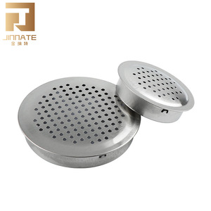 Grille de ventilation perforée en acier inoxydable Jinnate pour portes d'armoires - Product Image 1