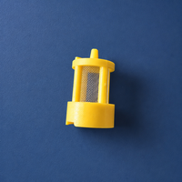 OEM PA6 Gelber Ausziehbarer Käfigfilter 60 Mesh mit Zugring, Hochsichtbarer Schnellwechsel-Industriefilter für Flüssigkeiten
