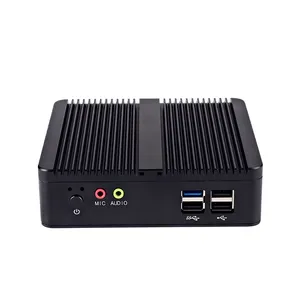 GZM Fanless Mini PC N2830 J1800 J1900 Totally closed Micro Industrial Computer