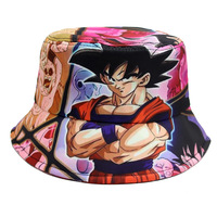 8 Model Topi Bucket Anime Kartun untuk Anak Besar, Topi Nelayan Cetak Warna dengan Topi Bucket 3D Lucu Custom untuk Anak-Anak