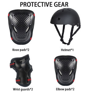 Suministro Directo <span class=keywords><strong>de</strong></span> Fábrica, Rodilleras, Coderas y Muñequeras para Patinaje, Cascos Ajustables para Hombres y Mujeres, Equipo <span class=keywords><strong>de</strong></span> Protección para Ciclismo y Patinaje - Product Image 6