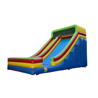 Grande glissière gonflable en PVC, 30 pieds, nouveau, grande curseur d'escalier sèche
