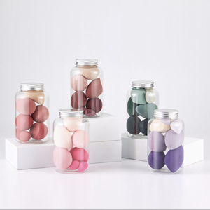 <span class=keywords><strong>Éponge</strong></span> extra douce non latex, récipient <span class=keywords><strong>pour</strong></span> mélanger le maquillage, 10 à 7 pièces, élimine les imperfections, très bon marché - Product Image 4