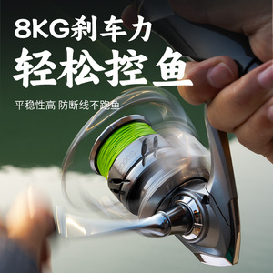 Spinning Reel Metal Fishing Reel Right Hand Reservoir Pond Use 0009445J-2 - Product Image 3