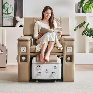 Jincheng Nagelstudio-Ausstattung Rohrloses Fußpflege-Manikürestuhl Luxuriöser Elektrisch Verstellbarer <span class=keywords><strong>Massage</strong></span>-Pedikürestuhl Ohne Wasseranschluss - Product Image 6