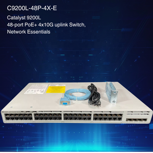 Commutateur C9200L-48P-4X-E de la série C9200L, 48 ports PoE+ complet, 4x10G SFP+ Uplinks, empilable, avec prise en charge QoS et VLAN - Product Image 4