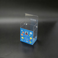 Boîte cadeau et artisanale transparente en PVC recyclé de haute qualité, personnalisable, origine Guangdong, épaisseur 0,25-0,6 mm
