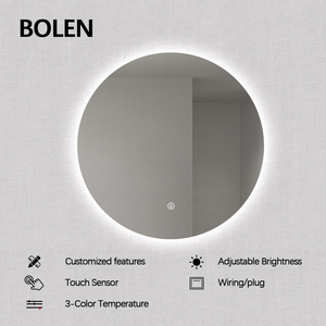 Tùy Chỉnh Chất Lượng Cao Vòng Tường Treo Gương Thay Đổi Độ Sáng Chiếu Sáng Salon Gương Đèn LED Cho Phòng Ngủ Căn Hộ Trang Trí - Product Image 4