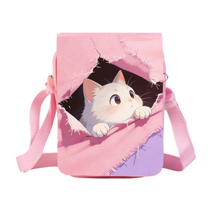 Meilleur petit sac bandoulière en polyester, sac messager personnalisable - Product Image 1