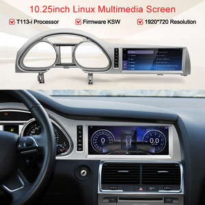 STWEI Écran <span class=keywords><strong>autoradio</strong></span> Android 10,25 pouces avec CarPlay sans fil pour <span class=keywords><strong>Audi</strong></span> <span class=keywords><strong>Q7</strong></span> 4L 2005-2015 MMI 2G 3G Lecteur multimédia vidéo stéréo pour voiture - Product Image 3