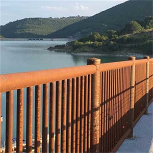 Durable Corten Steel Safety Fencing High Visibility Eco-Friendly Easily Assembled Yard Fence for Home and Industrial Use - Product Image 1