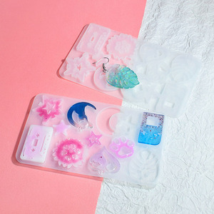 Début Riser cristal résine époxy moule boucles d'oreilles pendentif moulage Silicone moule bricolage artisanat fait à la main bijoux décoratifs outils de fabrication - Product Image 3