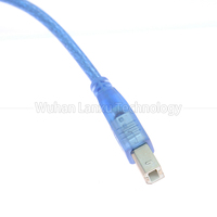 Kabel Ekstensi Printer USB 2.0 a Male ke Tipe B, Konduktor Tembaga Murni, Berlapis PVC, Terlindungi Jalinan, 0.5m 1m 2m 3m