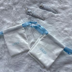 Promotional Small Velvet Pouch Bag Customized Luxury Velvet Jewelry Pouch With Logo Printing - Product Image 6