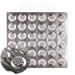 Dalles de pavage tactiles en acier inoxydable 304 avec motif rayé et ananas/dôme pour les aéroports, panneaux de guidage antidérapants - Product Image 3