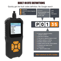 Escáner OBD II Universal Clásico, Analizador de Motor de Automóvil y Lector de Códigos de Error, Herramienta de Diagnóstico con Limpiador de Inyectores de Combustible