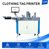 Nueva Impresora Automática de Etiquetas UV de Cama Plana de Inyección de Tinta, Impresión en una Sola Pasada, 600dpi, CMYK, Ecológica, para Etiquetas Flexibles, Placas de Identificación, Etiquetas para Ropa