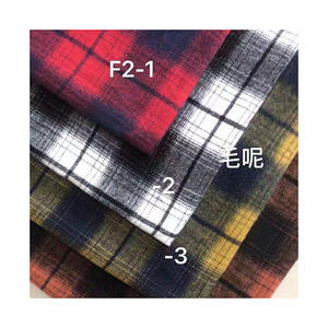 Ready goods 250gsm 280gsm flanella plaid tessuto kain spazzolato twill 100 cotone y/d check tessuto di flanella tinto in filo - Product Image 6