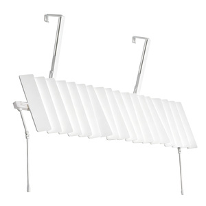 Déflecteur de climatiseur en plastique blanc, universel, réglable, installation facile, accessoire mural - Product Image 1